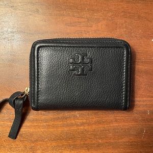 Black Tory Burch Leather Wallet